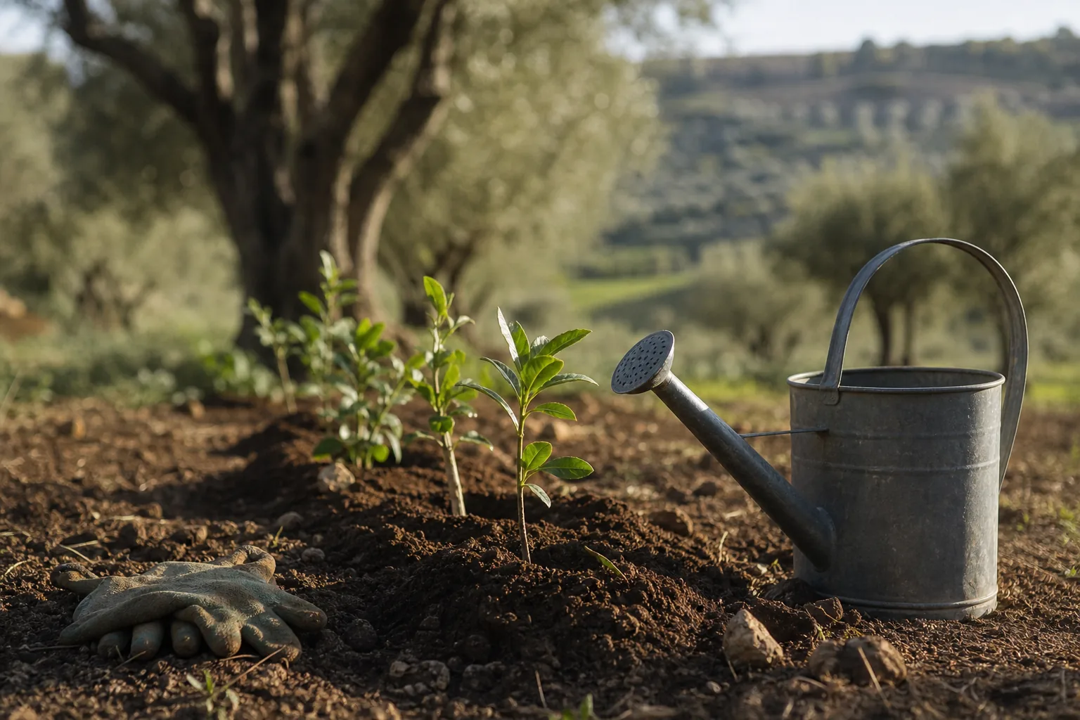 كثبان صحراء ذهبية في تونس