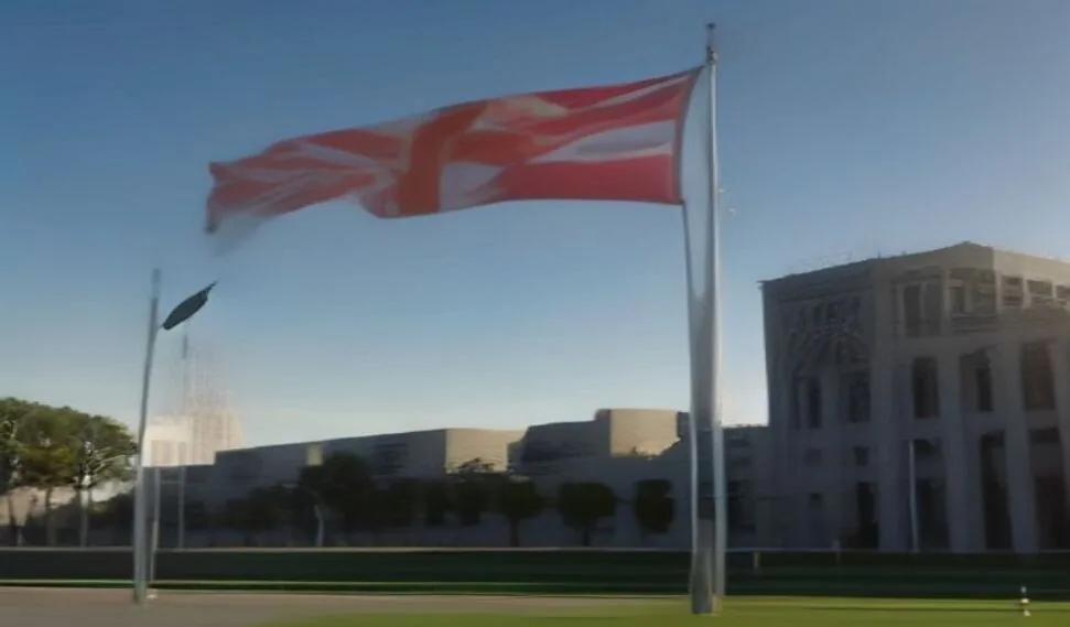 مبنى البرلمان في كانبرا في أستراليا
