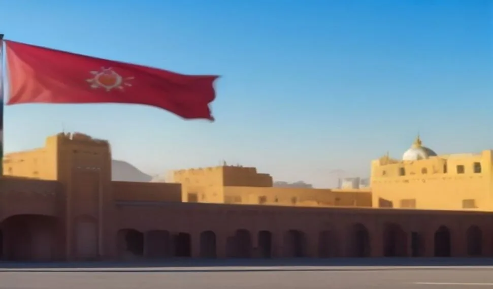 حي إداري حديث في الرباط بالمغرب