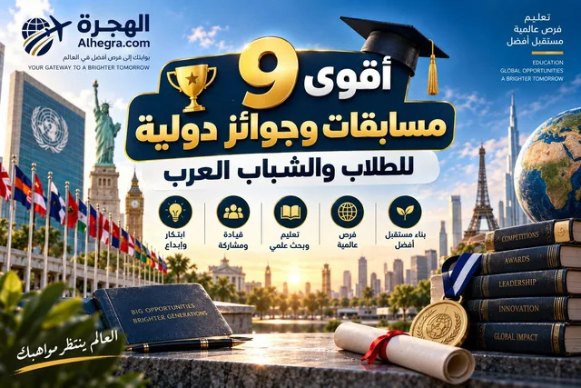 أقوى 9 مسابقات وجوائز دولية للطلاب والشباب العرب