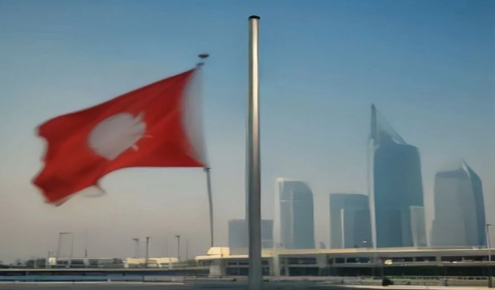 أبراج ميناء البحرين المالي الحديثة على الواجهة البحرية