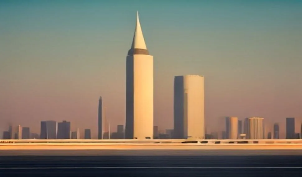 أبراج الكويت في أفق الكويت