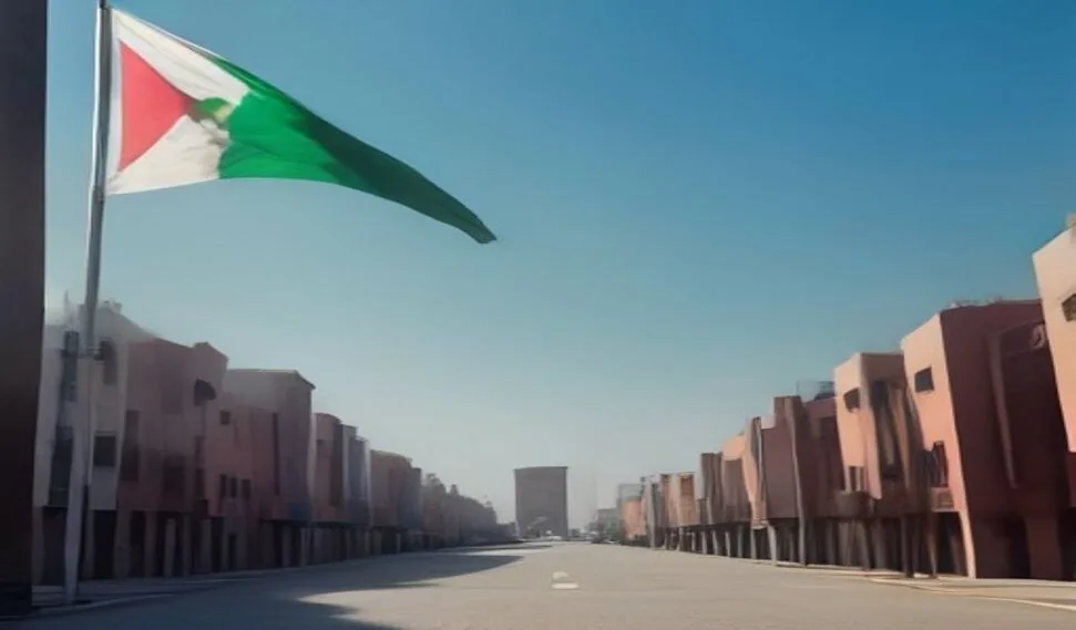 حي إداري حديث في الجزائر
