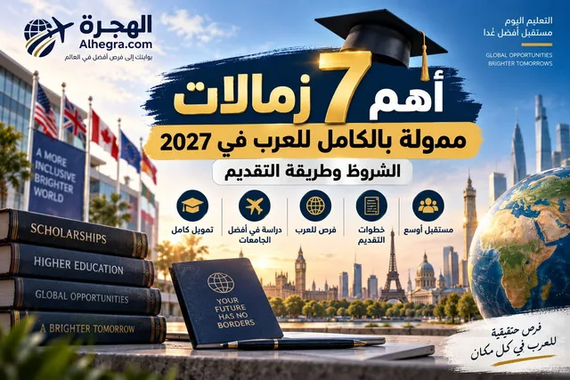 أهم 7 زمالات ممولة بالكامل للعرب في 2027: الشروط وطريقة التقديم