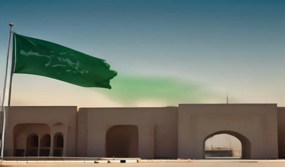 برج المملكة في السعودية أمام سماء صافية