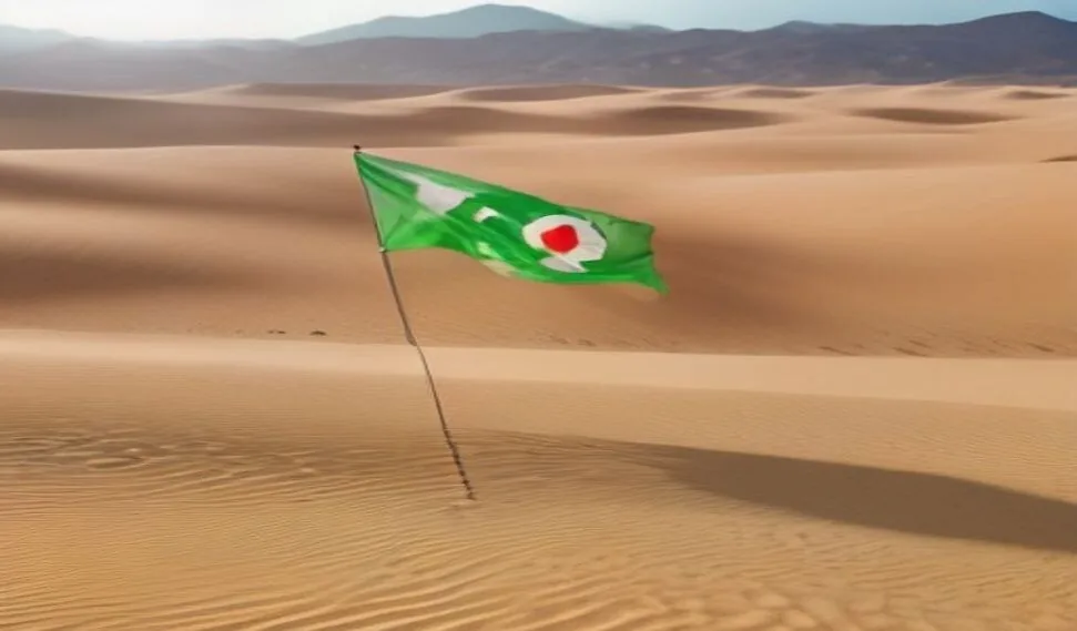 كثبان الصحراء في الجزائر، رمل ذهبي