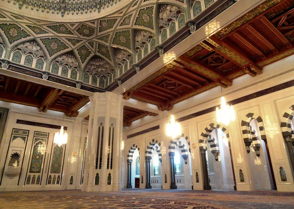 مسجد السلطان قابوس الأكبر في مسقط عمان