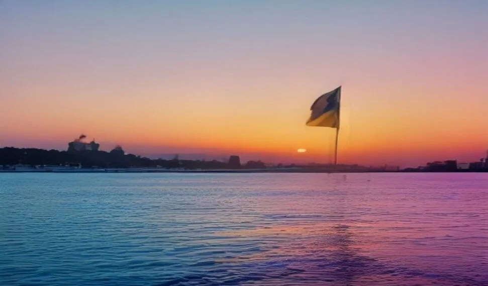 شاطئ البحيرة الوردية في السنغال