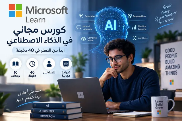 كورس Microsoft المجاني للذكاء الاصطناعي: ابدأ من الصفر في 40 دقيقة