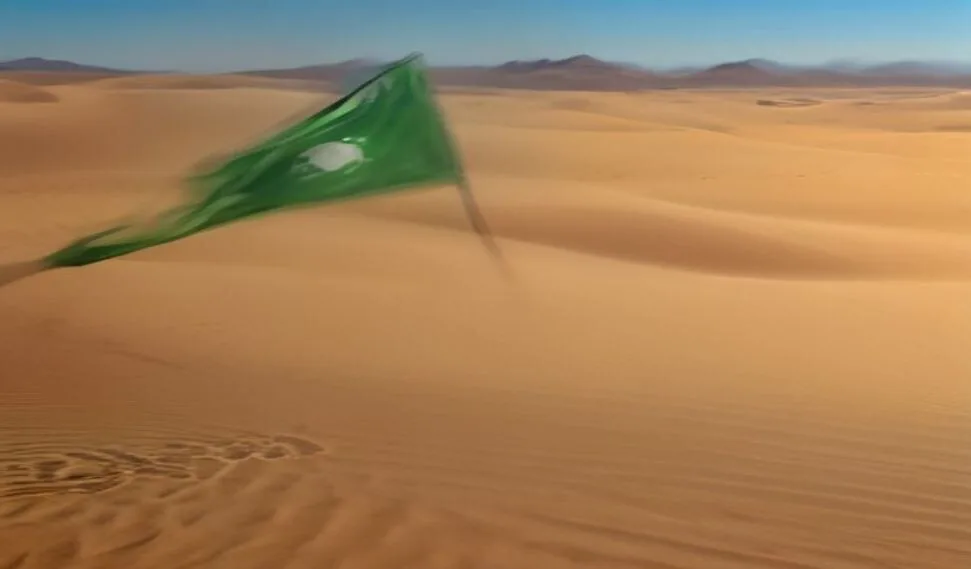 كثبان الصحراء قرب طاسيلي الجزائر