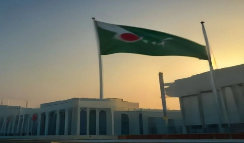 واجهة مبنى مجلس الأمة الكويتي الحديث