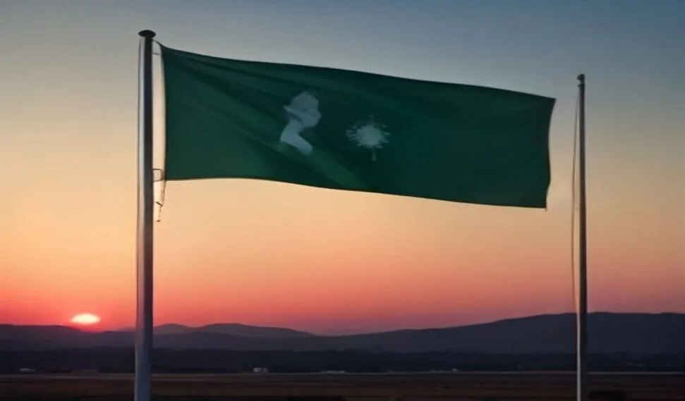 غروب على تلال إيدانري في نيجيريا