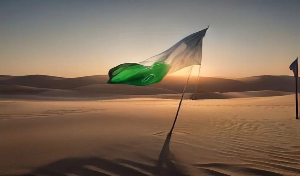 كثبان رملية ذهبية في الربع الخالي